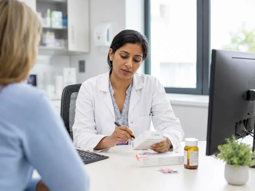 Clinical pharmacist delivering remote medication review support for primary care